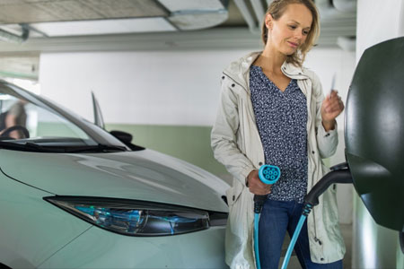 Charging an electric car